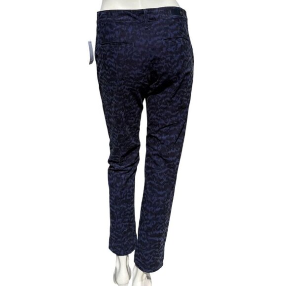 AG Jeans Caden Blue Patterned Tailored Trouser Pant Size 26 NWT - Picture 3 of 7